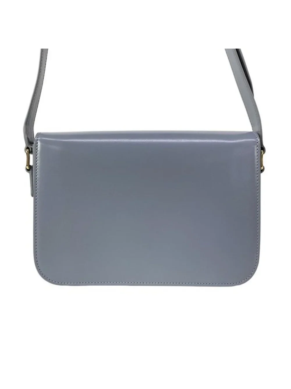 Celine Shoulder Bag Triomphe Blue Gray - Picture 3 of 16